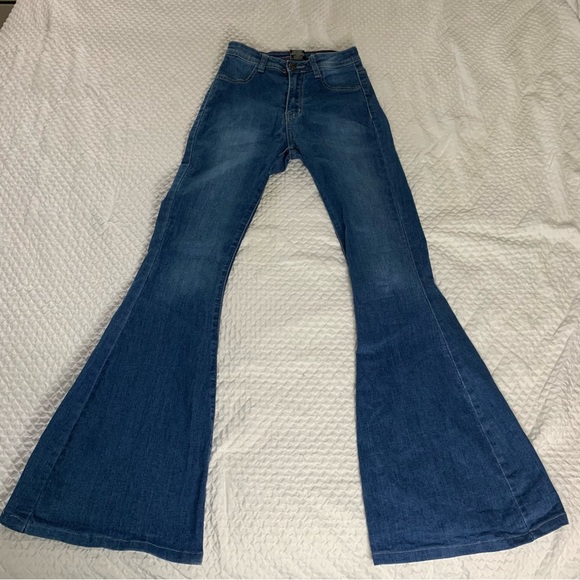 Lover Brand 70s Style Flare Jeans - Picture 3 of 6